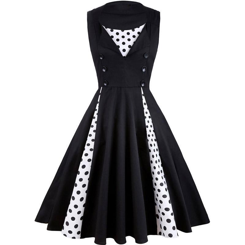 Vintage-Abendkleid im 50er-Jahre-Stil