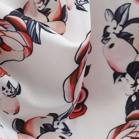 Robe vintage Demoiselle d'Honneur Fleurs Éternelles