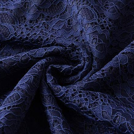 Vintage blaues Spitzenkleid