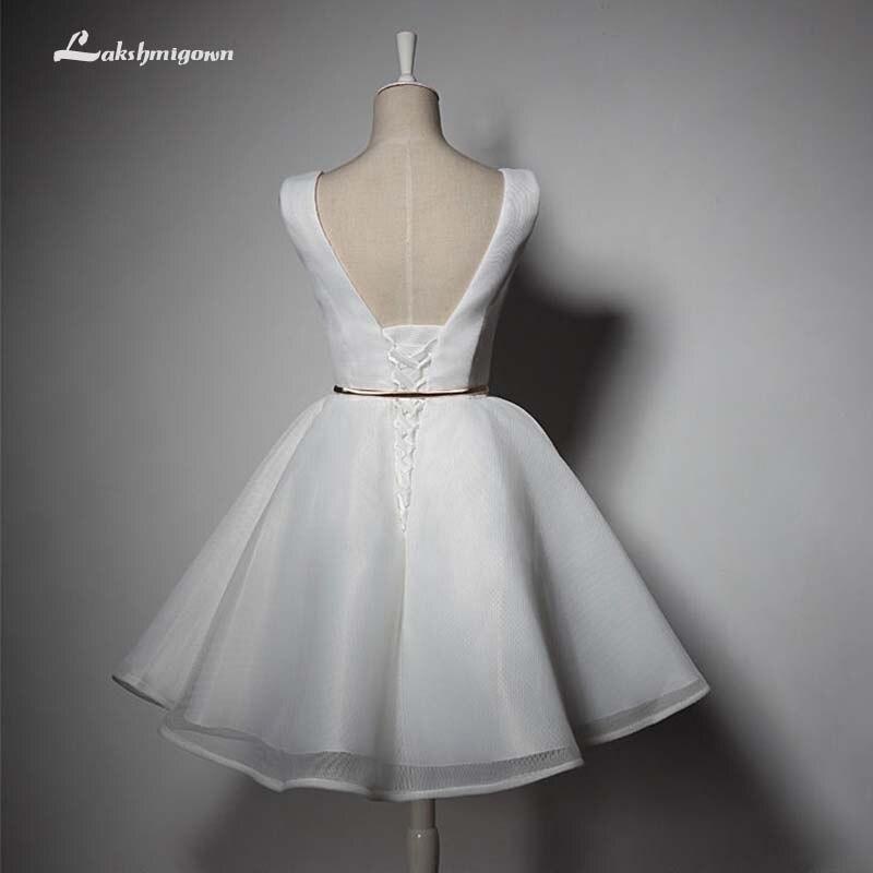 Robe vintage Blanche à Dos Nu