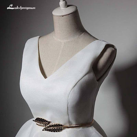 Robe vintage Blanche à Dos Nu