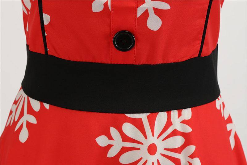 Robe vintage Hiver Rouge