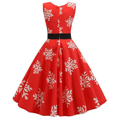 Robe vintage Hiver Rouge