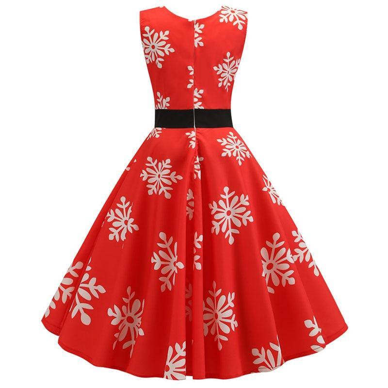Robe vintage Hiver Rouge