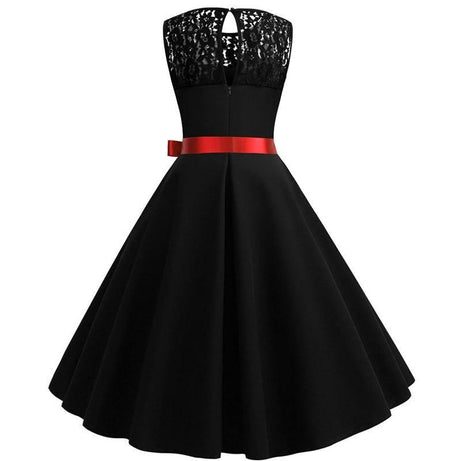Robe vintage Noire Intense
