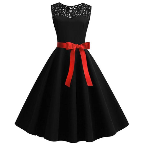 Robe vintage Noire Intense