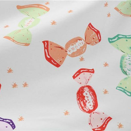 Robe vintage Blanche Motifs Bonbons