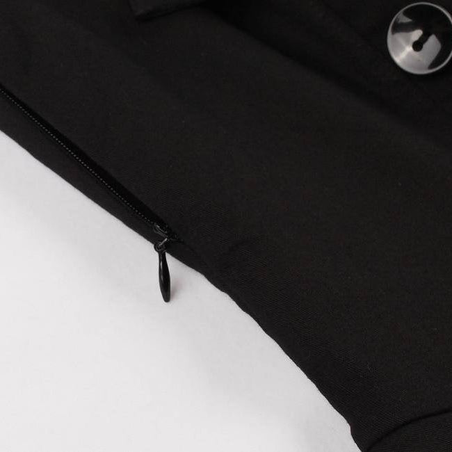 Robe vintage Noire à Bustier Divin