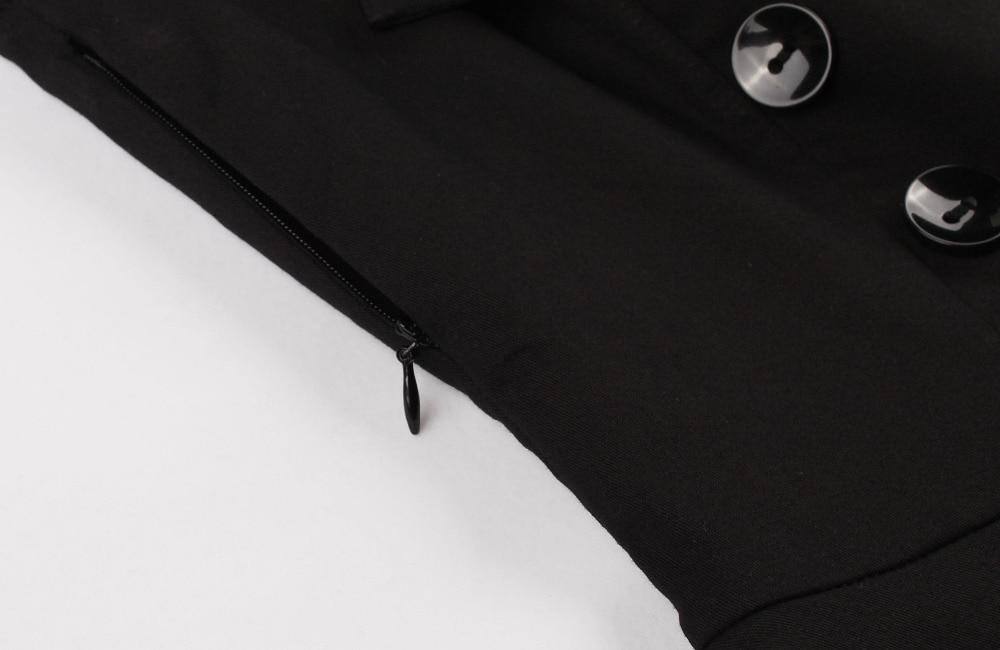 Robe vintage Noire à Bustier Divin