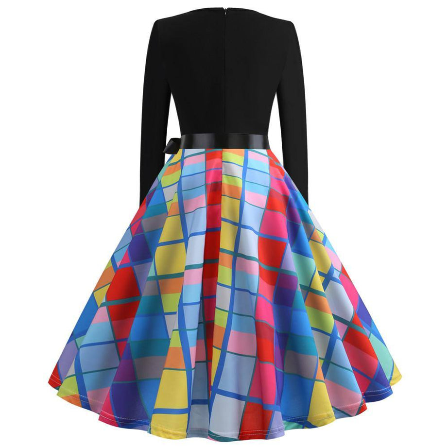 Robe vintage Fantaisie Multicolore