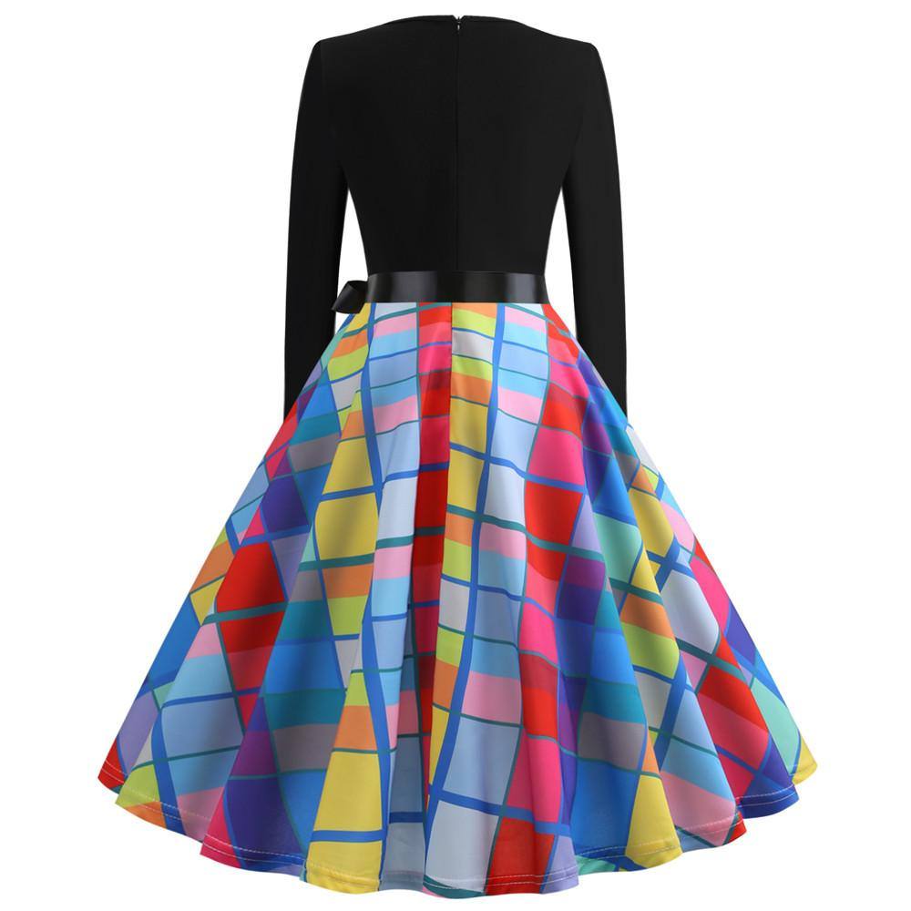 Robe vintage Fantaisie Multicolore