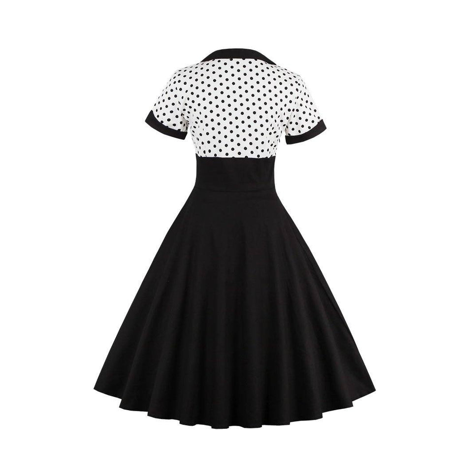 Robe vintage Noire & Blanche