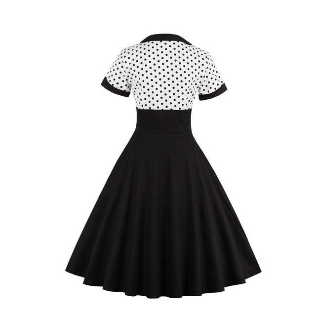 Robe vintage Noire & Blanche