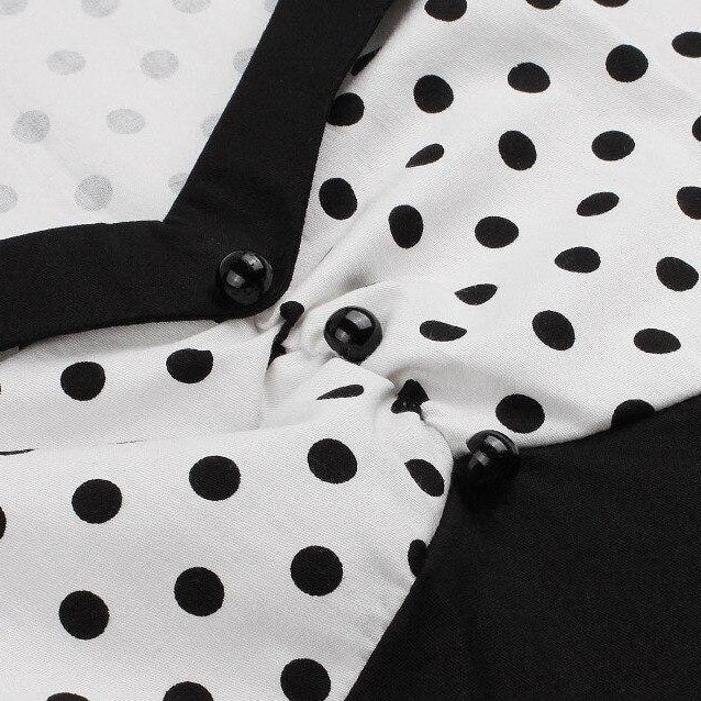 Robe vintage Noire & Blanche