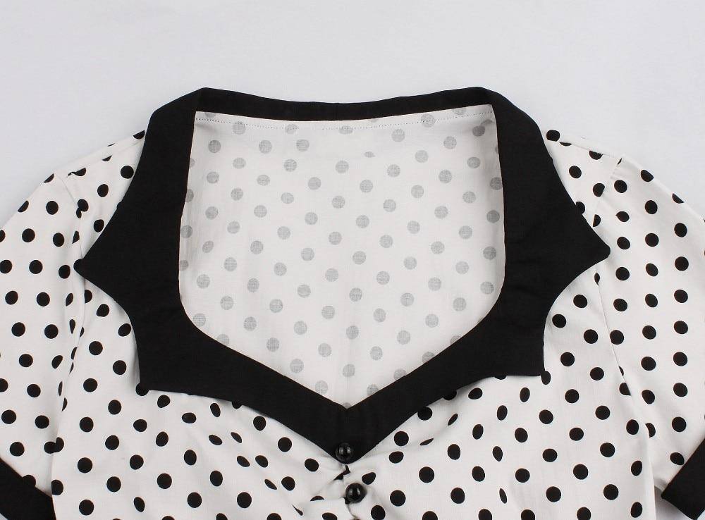 Robe vintage Noire & Blanche