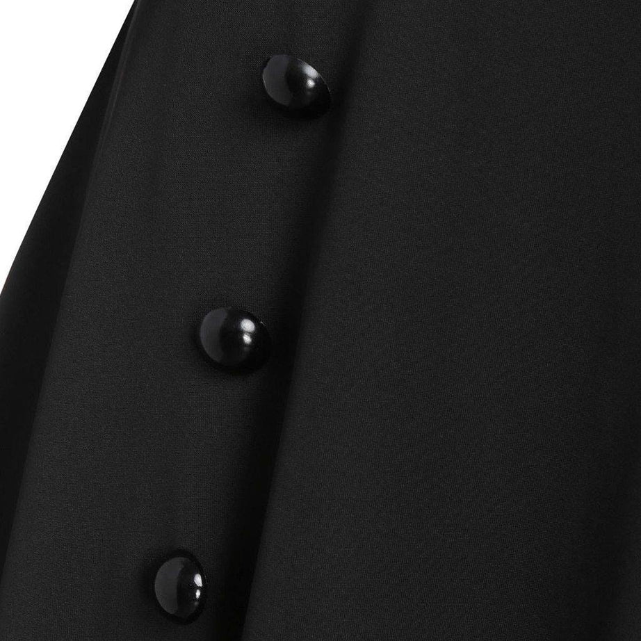 Robe vintage Noire à Gros Nœud