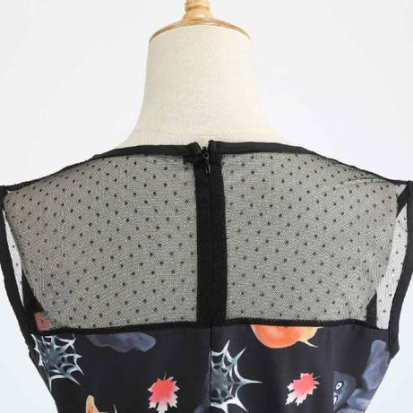 Robe vintage Noire Halloween