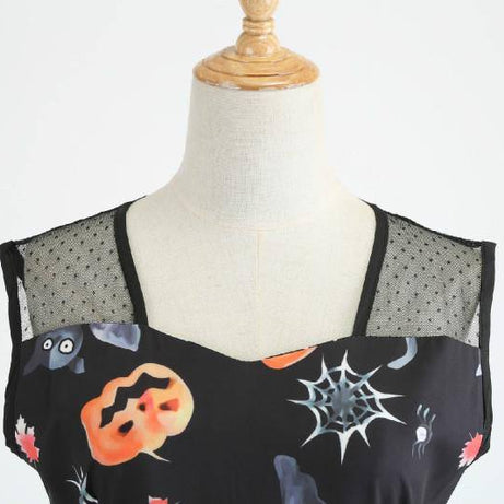 Robe vintage Noire Halloween