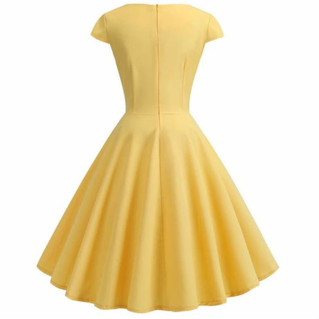 Robe vintage Jaune