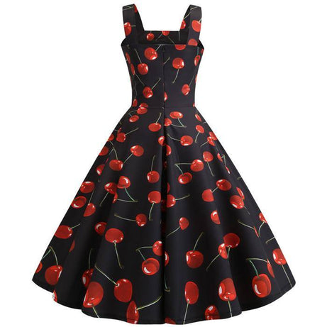 Robe vintage Motifs Cerises