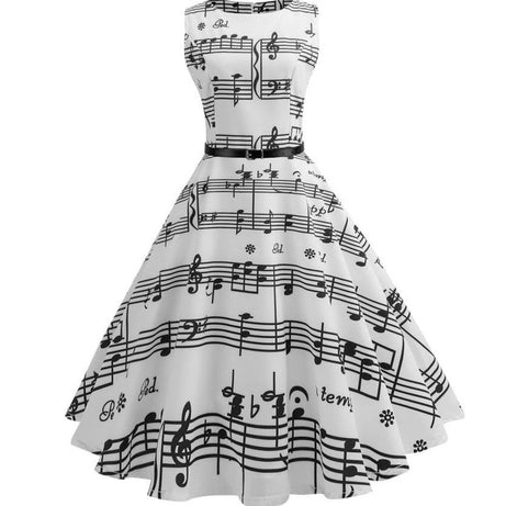 Robe vintage Partition de Musique