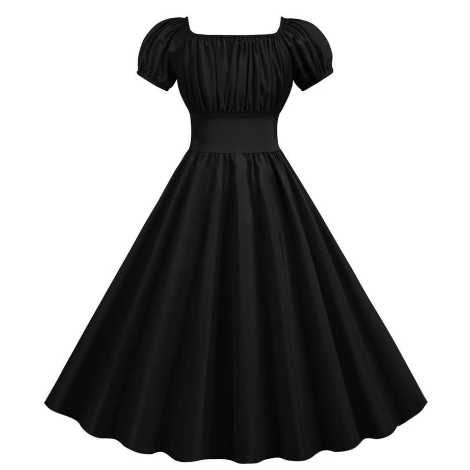 Robe vintage Rockabilly Noire