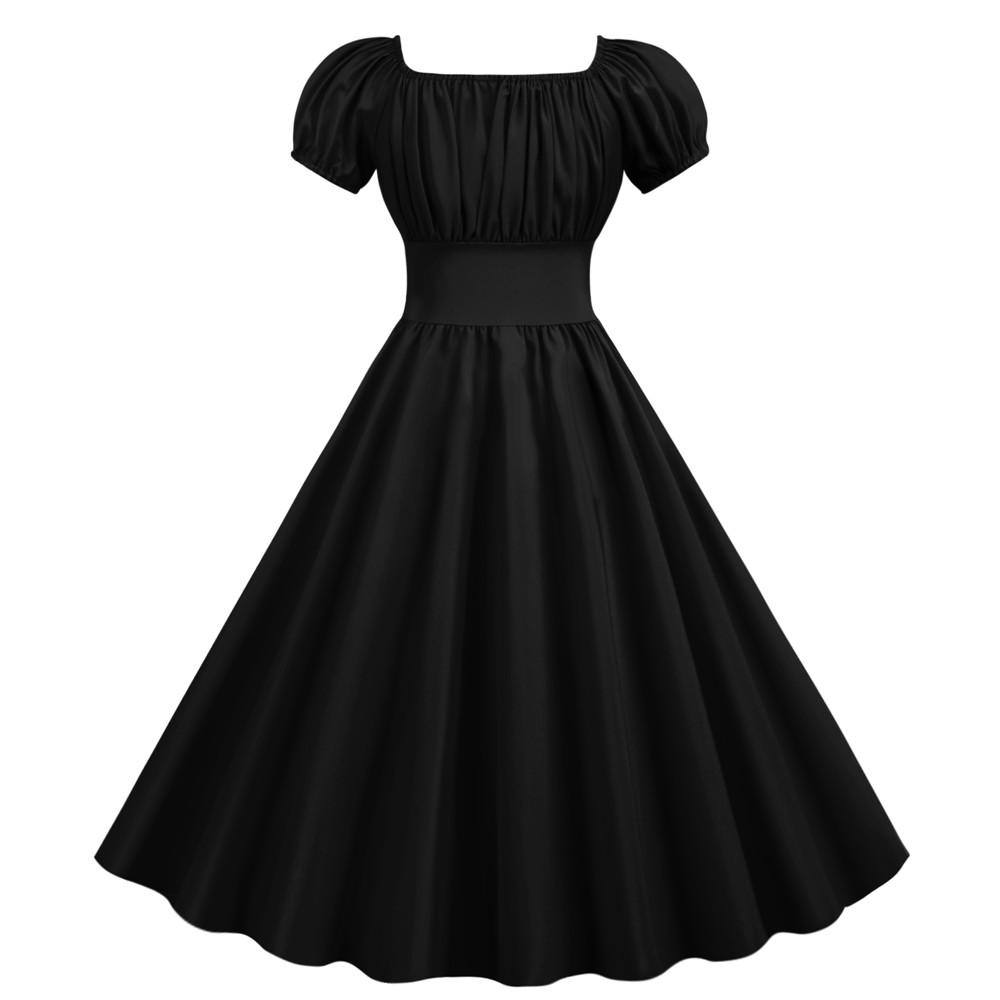 Robe vintage Rockabilly Noire