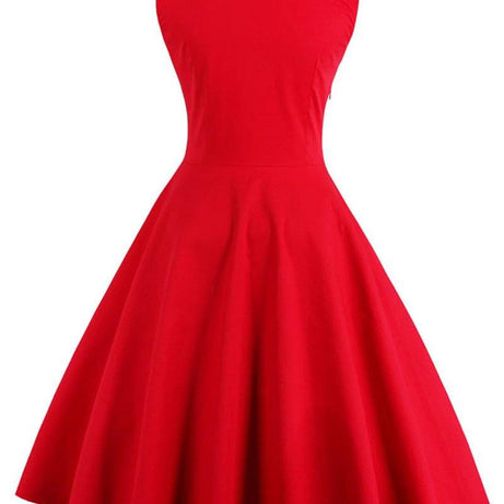 Robe vintage Rouge Rockabilly