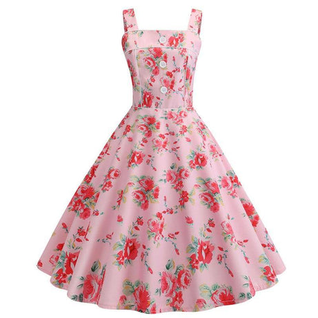 Robe vintage Rose Poudré