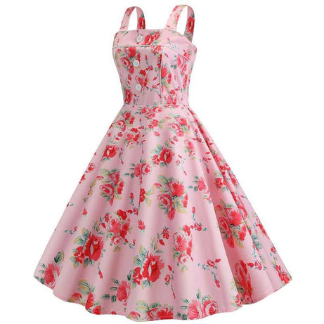 Robe vintage Rose Poudré