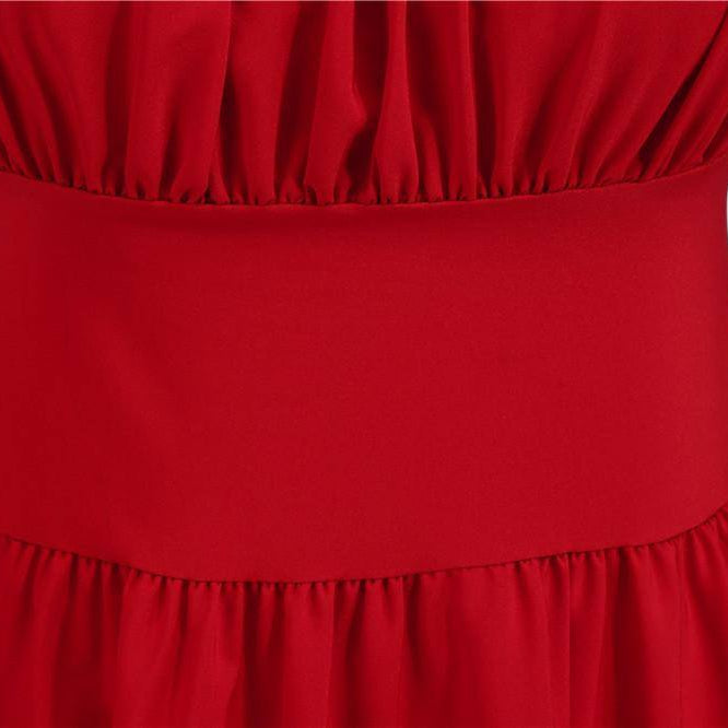 Robe vintage Rouge Uni