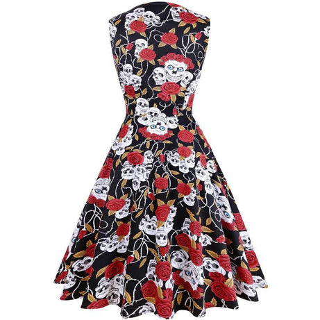 Robe vintage Têtes de Morts
