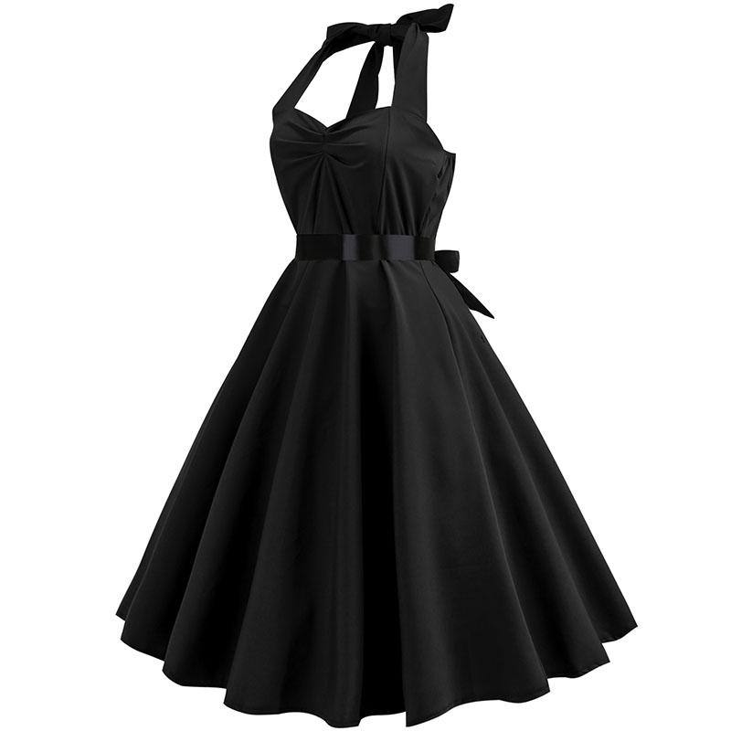 Robe vintage Noir Divin