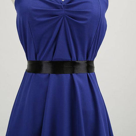 Robe vintage Bleue Marine Chic Rétro 50's