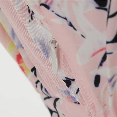 Robe vintage Fleurie Rose Pale