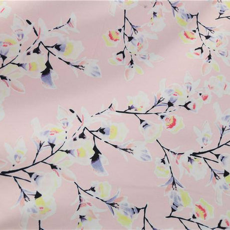 Robe vintage Fleurie Rose Pale