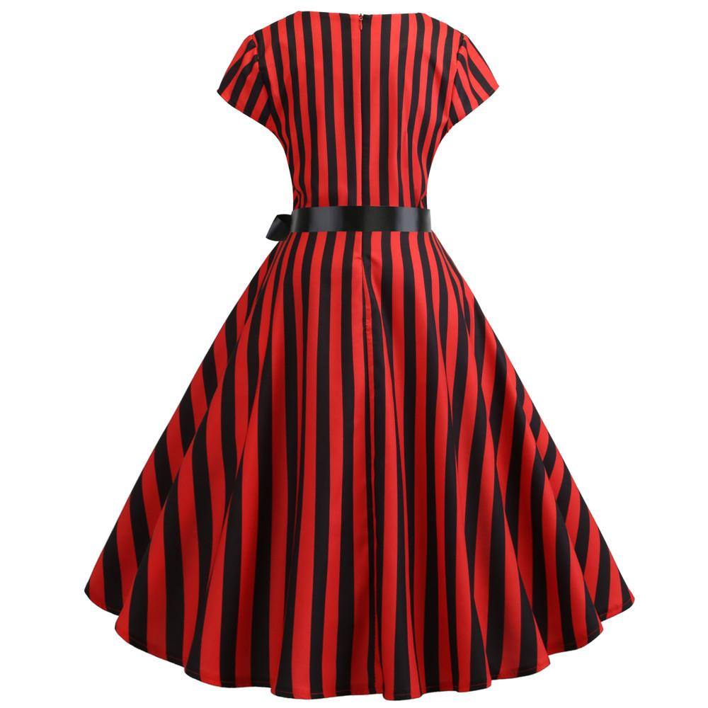 Robe vintage Rockabilly Rouge et Noire