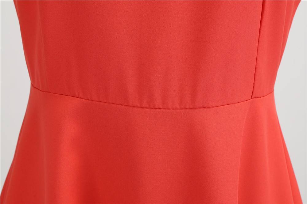 Robe Vintage Rouge Soirée Chic 50's