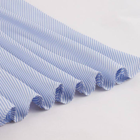 Robe vintage Bleue Ciel Rayée