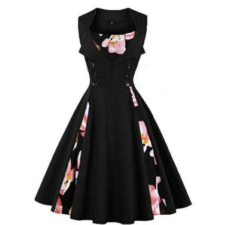 Robe Vintage Noire Style