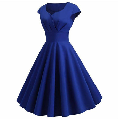 Robe Vintage Bleue  50's