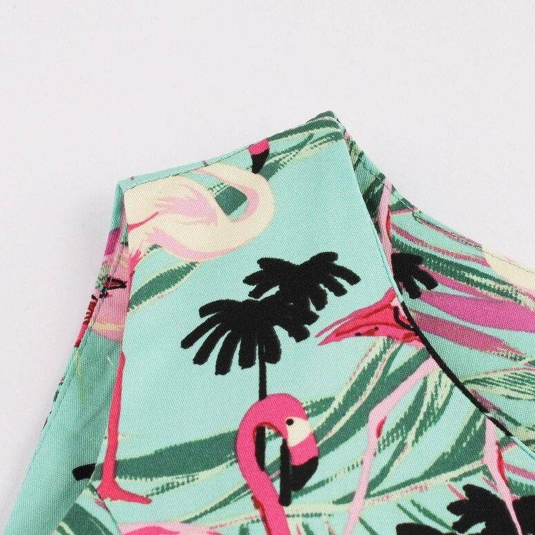 Robe vintage Flamants Roses 50's