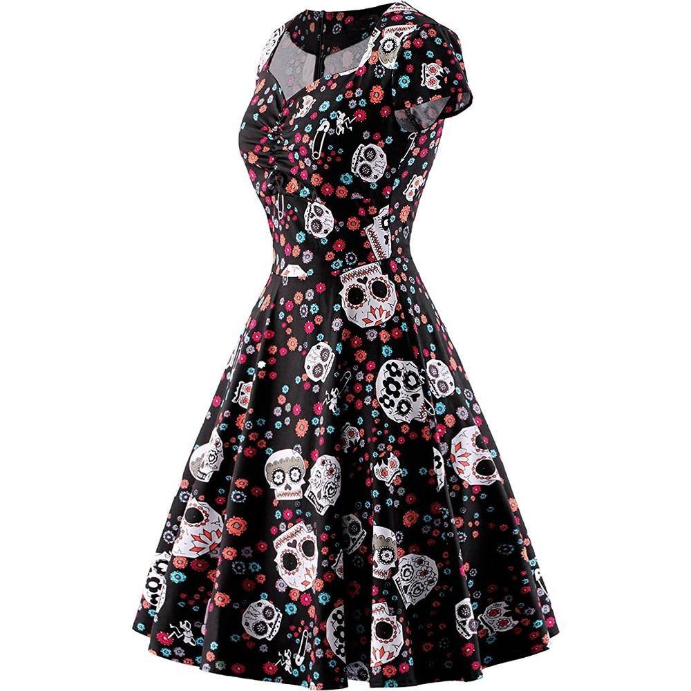 Robe vintage Style Gothique 50's