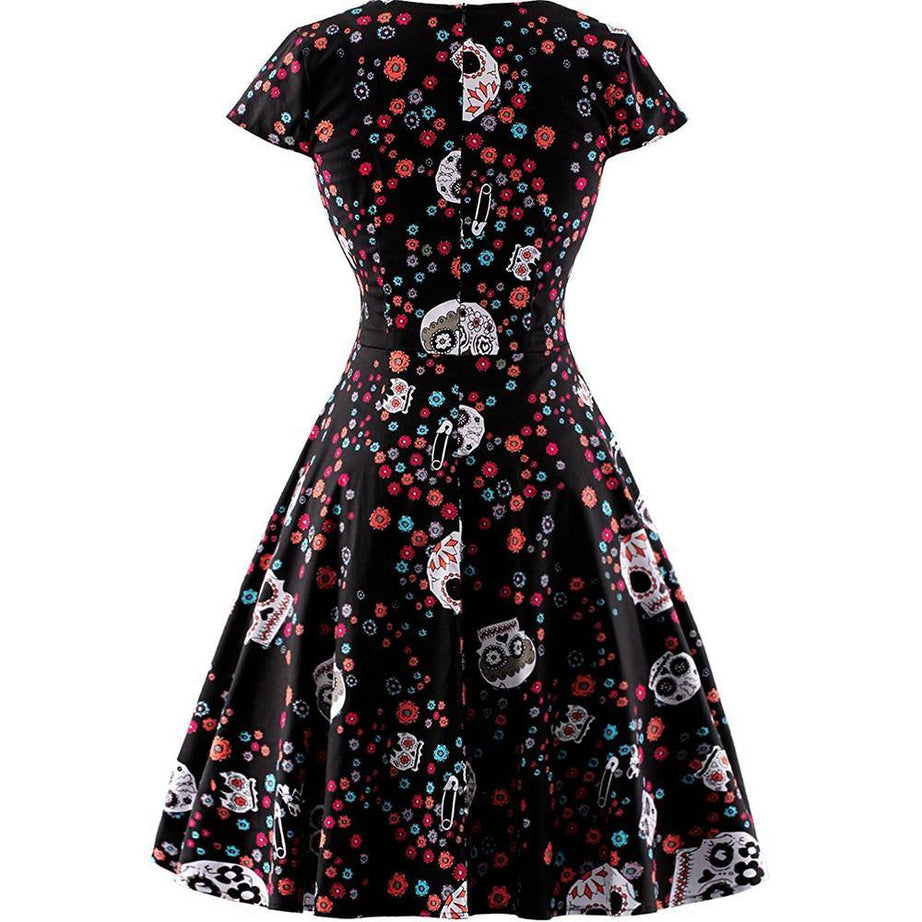 Robe vintage Style Gothique 50's