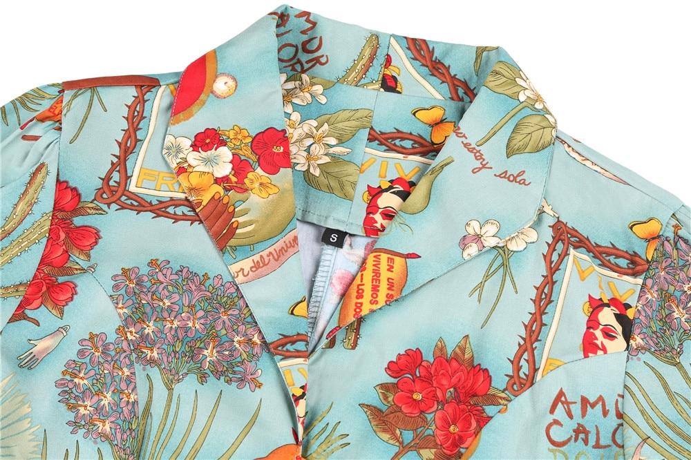Robe vinage Exotique & Romantique  50's