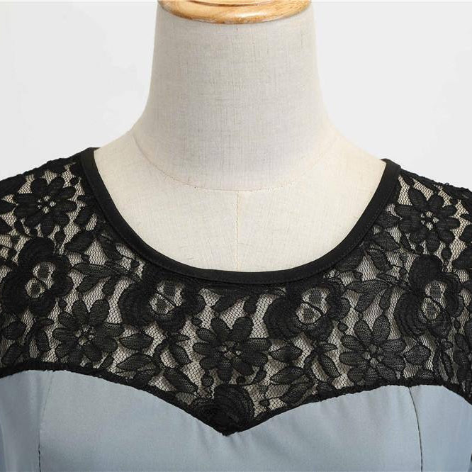 Robe vintage Grise 50's