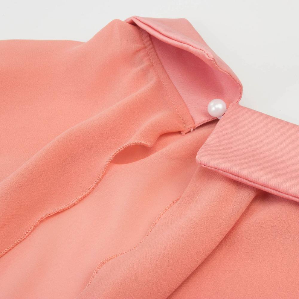 Robe Vintage  Rose à Manches Courtes 50's