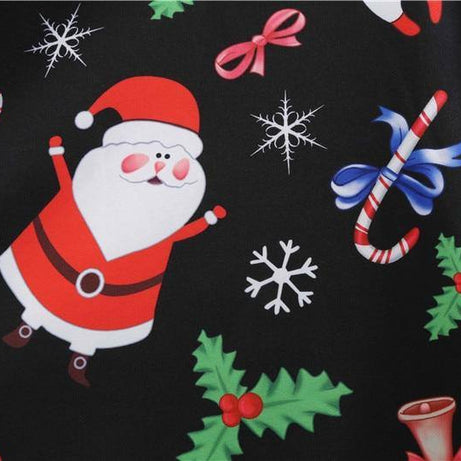 Robe Vintage Noire de Noël 50's