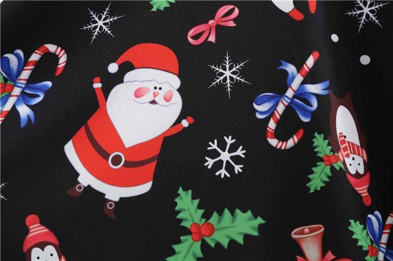 Robe Vintage Noire de Noël 50's