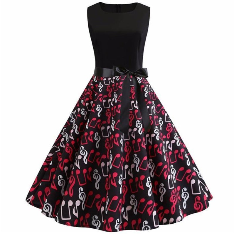 Robe vintage Musique en Folie 50's